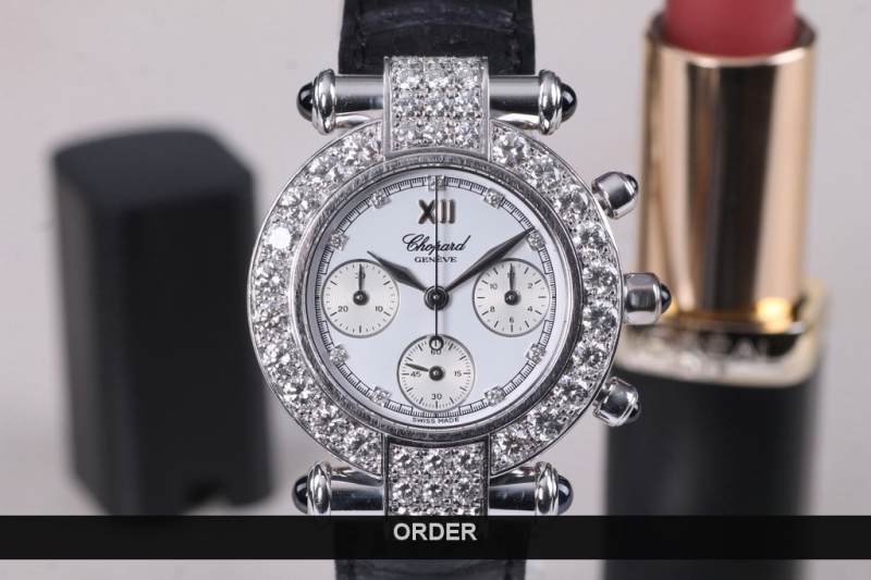 Đồng hồ Chopard Imperiale Chronograph White Gold & Diamonds 38/3168-23 (lướt)