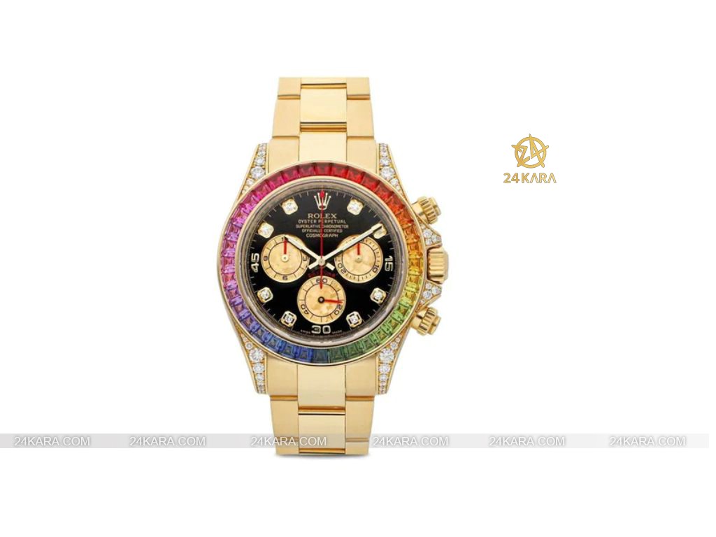 Cảm nhận sự hoàn hảo trong từng chi tiết của Rolex Cosmograph Daytona Rainbow