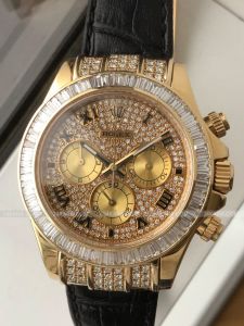 Đồng hồ Rolex Rubber Yellow Gold Custom Ceramic Daytona M116518LN 116518LN Champagne