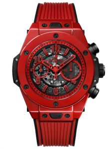 Đồng hồ Hublot Big Bang Unico Red Magic 411.CF.8513.RX Gốm Đỏ Chronograph Flyback bản giới hạn 500pc - lướt