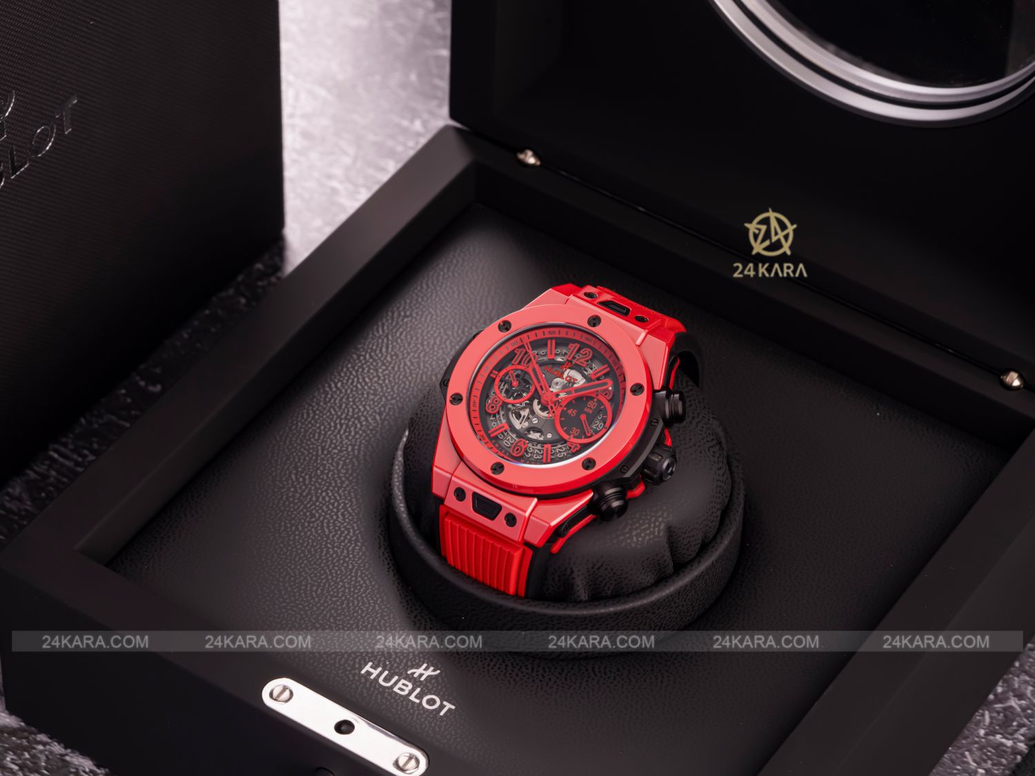 Đồng hồ Hublot Big Bang Unico Red Magic 411.CF.8513.RX Gốm Đỏ Chronograph Flyback bản giới hạn 500pc - lướt