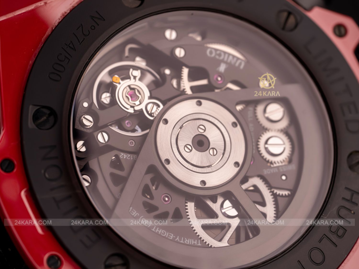 Đồng hồ Hublot Big Bang Unico Red Magic 411.CF.8513.RX Gốm Đỏ Chronograph Flyback bản giới hạn 500pc - lướt