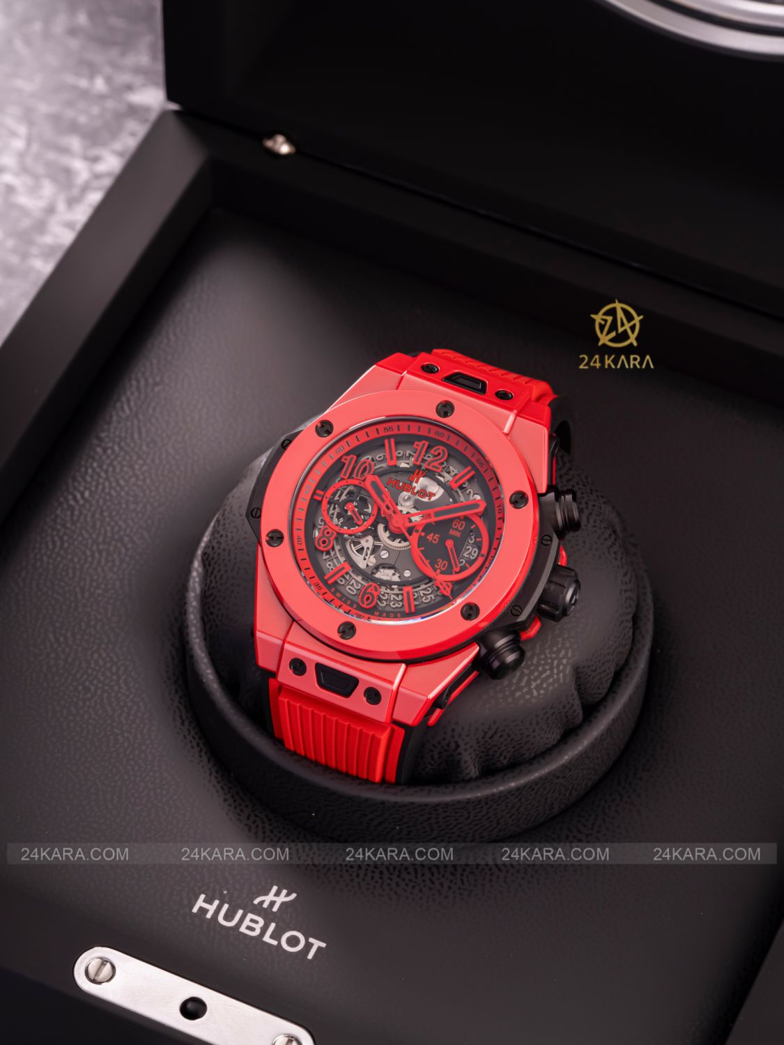 Đồng hồ Hublot Big Bang Unico Red Magic 411.CF.8513.RX Gốm Đỏ Chronograph Flyback bản giới hạn 500pc - lướt