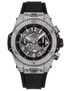 Đồng hồ Hublot Big Bang Unico Titanium Pavé 411.NX.1170.RX.1704 411NX1170RX1704 - Lướt