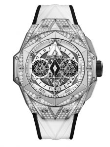 Đồng hồ Hublot Big Bang Sang Bleu II Titanium White Pavé 418.NX.2001.RX.1604.MXM20