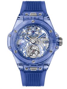 Đồng hồ Hublot Big Bang Tourbillon Power Reserve 5 days Blue Sapphire 405.JL.0120.RT