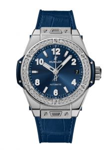 Đồng hồ Hublot Big Bang One Click Steel Blue Diamonds 465.SX.7170.LR.1204