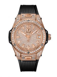 Đồng hồ Hublot Big Bang One Click King Gold Full Pavé 465.OX.9010.RX.1604