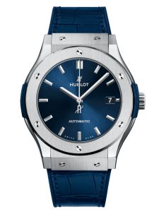 Đồng hồ Hublot Classic Fusion Titanium Blue 511.NX.7170.LR