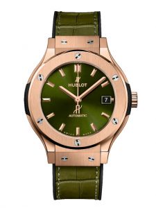 Đồng hồ Hublot Classic Fusion King Gold Green 565.OX.8980.LR