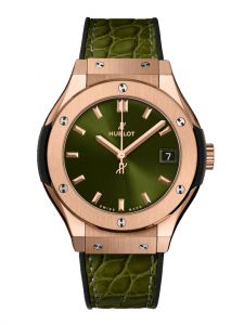 Đồng hồ Hublot Classic Fusion King Gold Green 581.OX.8980.LR