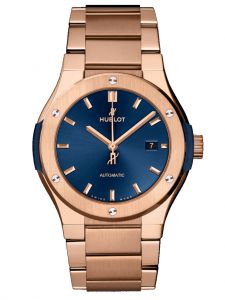 Đồng hồ Hublot Classic Fusion Blue King Gold Bracelet 548.OX.7180.OX