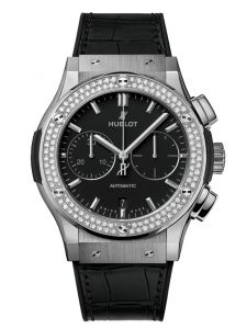 Đồng hồ Hublot Classic Fusion Chronograph Titanium Diamonds 521.NX.1171.LR.1104