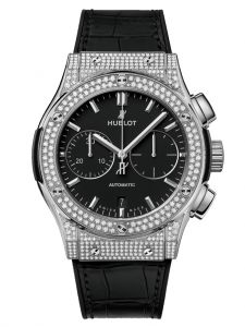 Đồng hồ Hublot Classic Fusion Chronograph Titanium Pavé 521.NX.1171.LR.1704