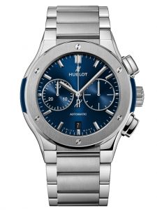 Đồng hồ Hublot Classic Fusion Blue Chronograph Titanium 520.NX.7170.NX