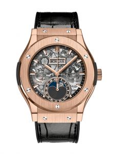 Đồng hồ Hublot Classic Fusion Aerofusion Moonphase King Gold 547.OX.0180.LR