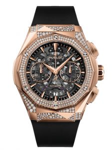 Đồng hồ Hublot Classic Fusion Aerofusion Chronograph Orlinski King Gold Alternative Pavé 525.OX.0180.RX.1804.ORL19