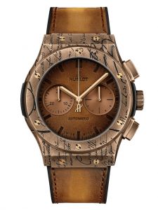 Đồng hồ Hublot Classic Fusion Chronograph Berluti "Cold Gold" 521.BZ.05IG.VR.BER19