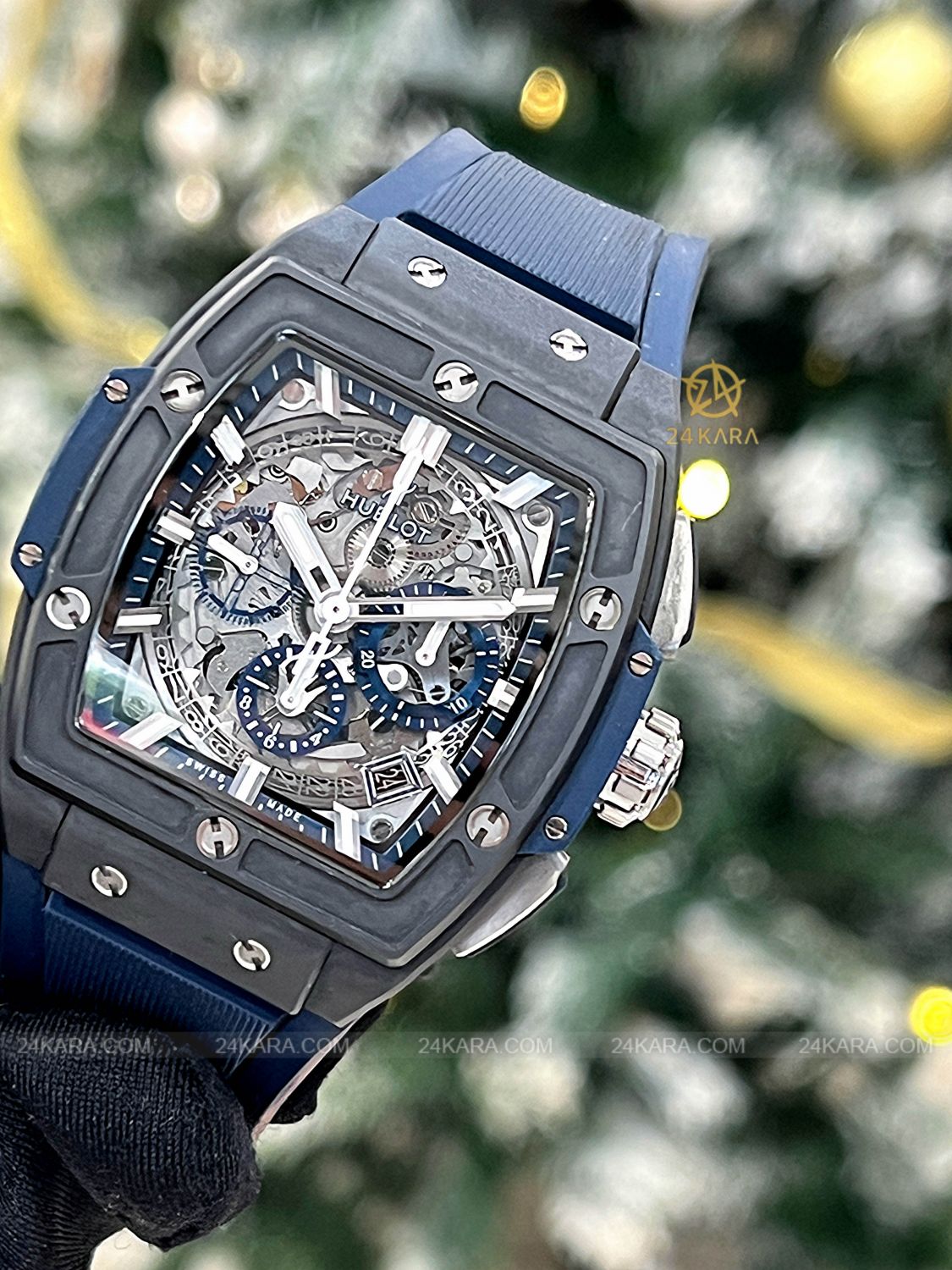 Đồng hồ Hublot Spirit of Big Bang Ceramic Blue 641.CI.7170.LR - Lướt