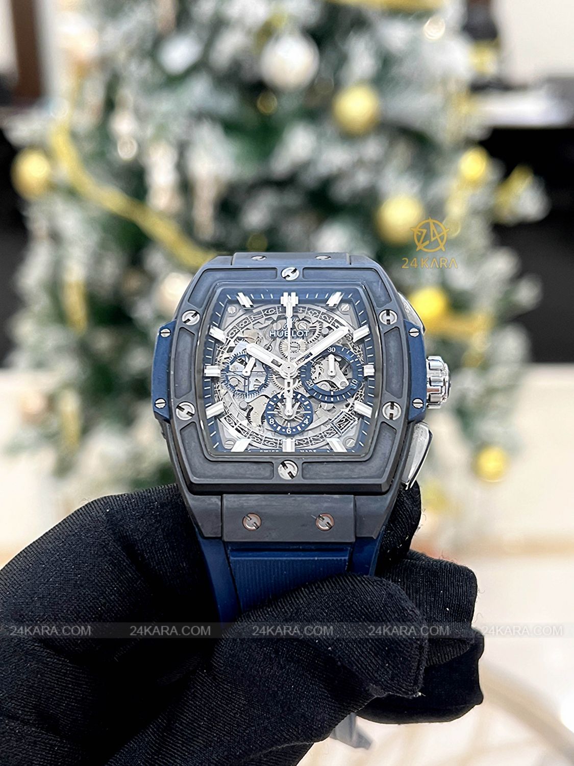 Đồng hồ Hublot Spirit of Big Bang Ceramic Blue 641.CI.7170.LR - Lướt