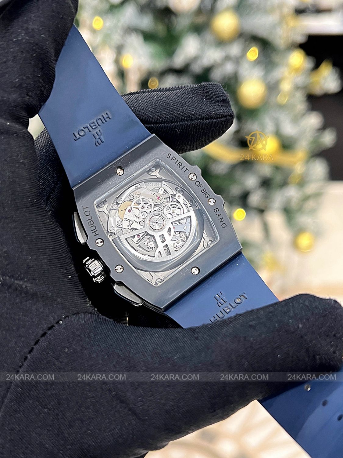 Đồng hồ Hublot Spirit of Big Bang Ceramic Blue 641.CI.7170.LR - Lướt