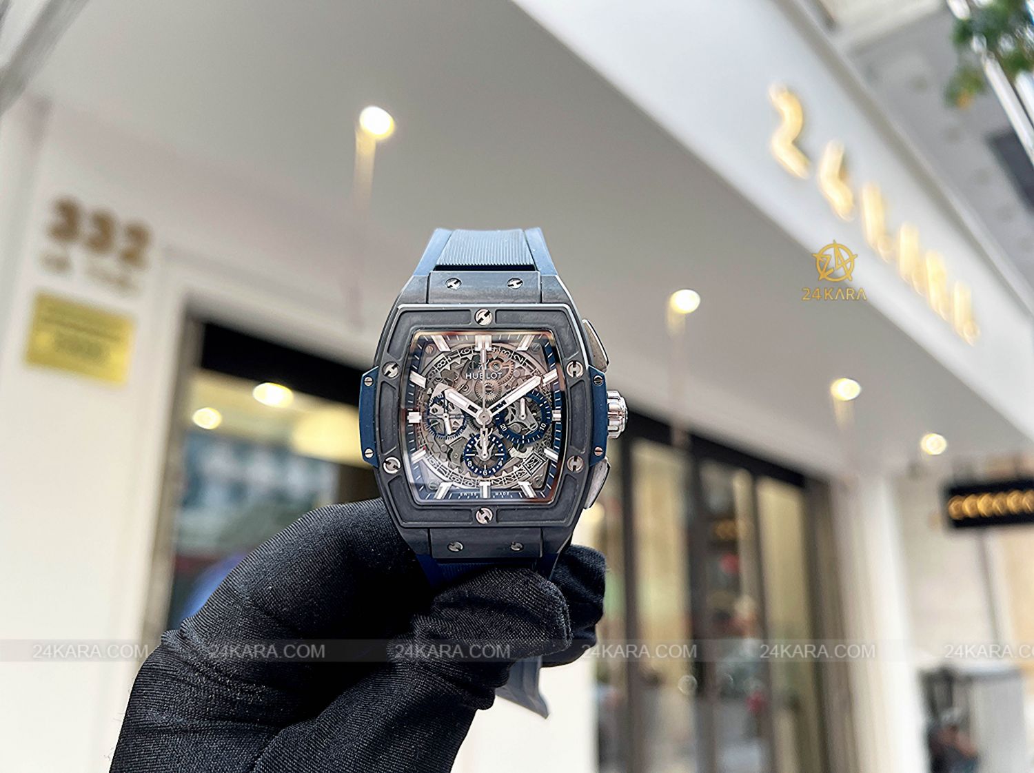 Đồng hồ Hublot Spirit of Big Bang Ceramic Blue 641.CI.7170.LR - Lướt