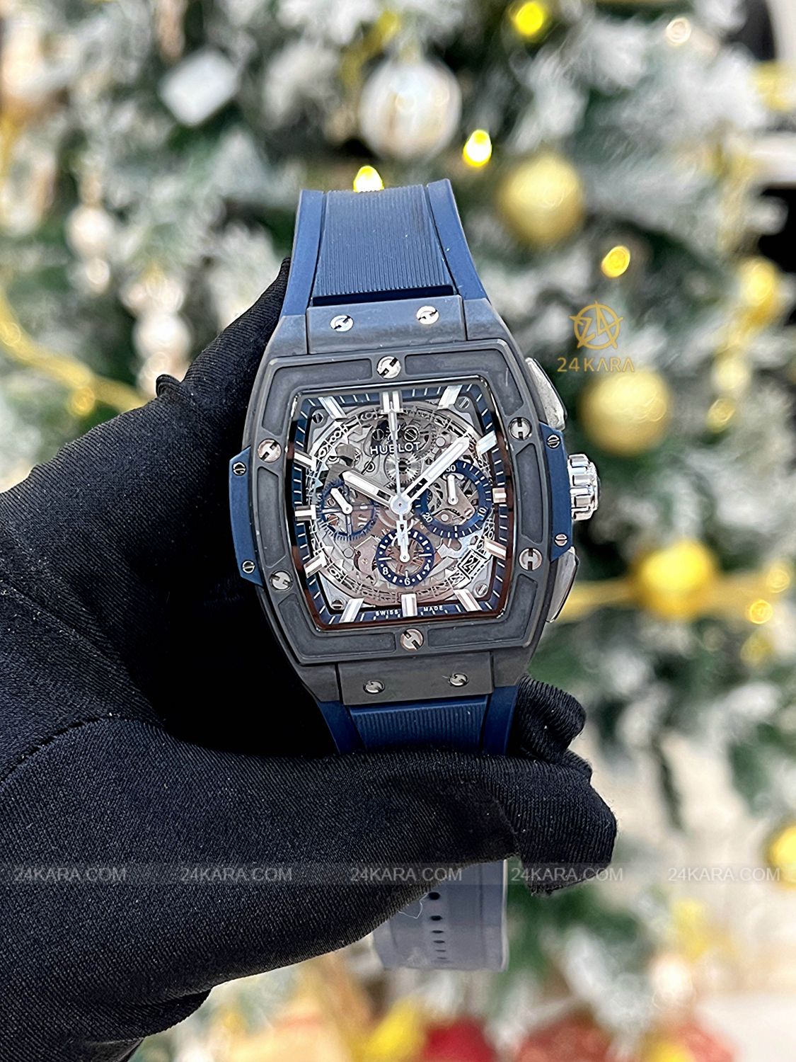 Đồng hồ Hublot Spirit of Big Bang Ceramic Blue 641.CI.7170.LR - Lướt