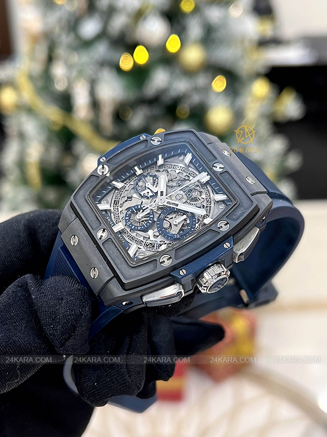 Đồng hồ Hublot Spirit of Big Bang Ceramic Blue 641.CI.7170.LR - Lướt