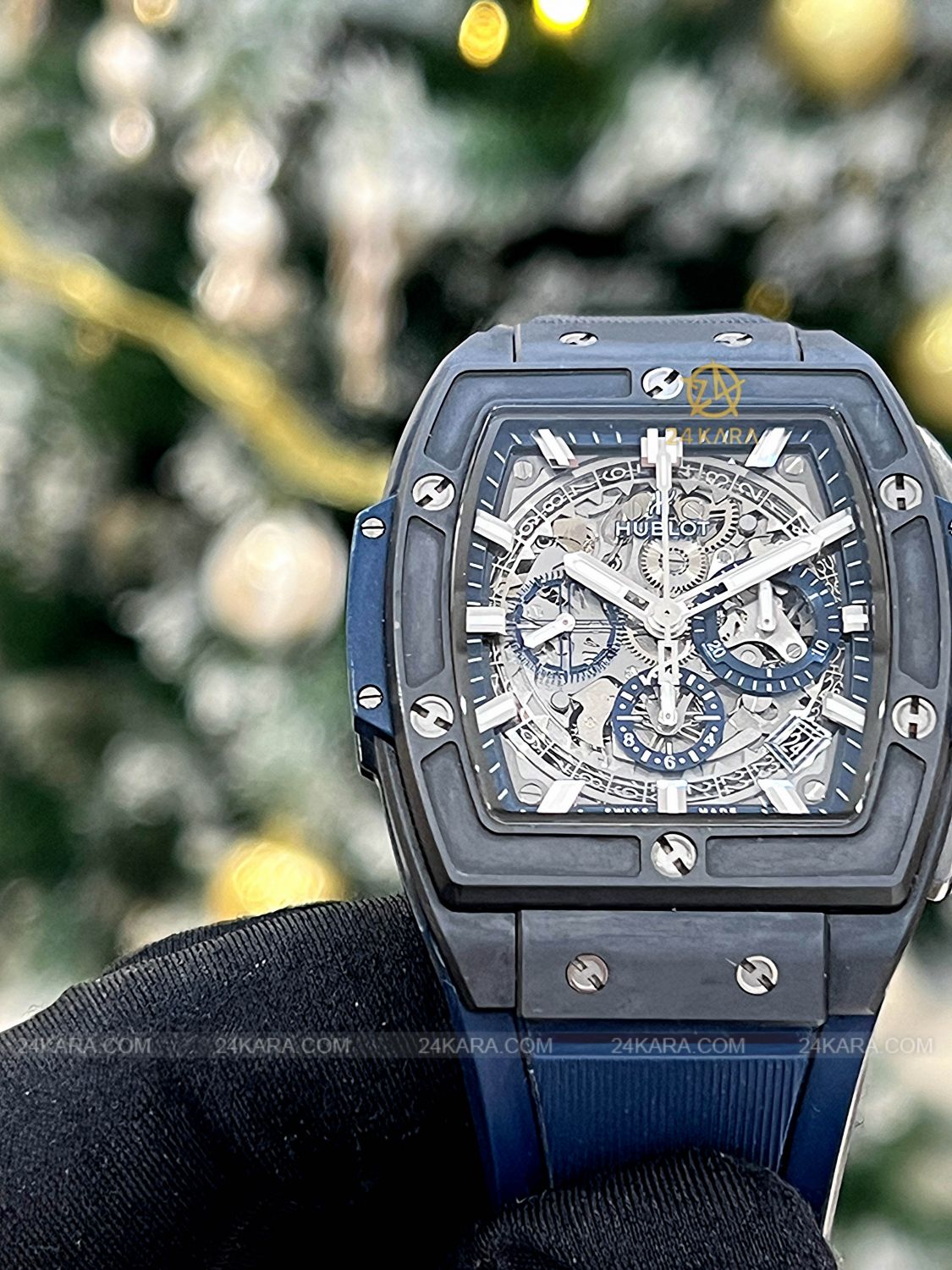 Đồng hồ Hublot Spirit of Big Bang Ceramic Blue 641.CI.7170.LR - Lướt