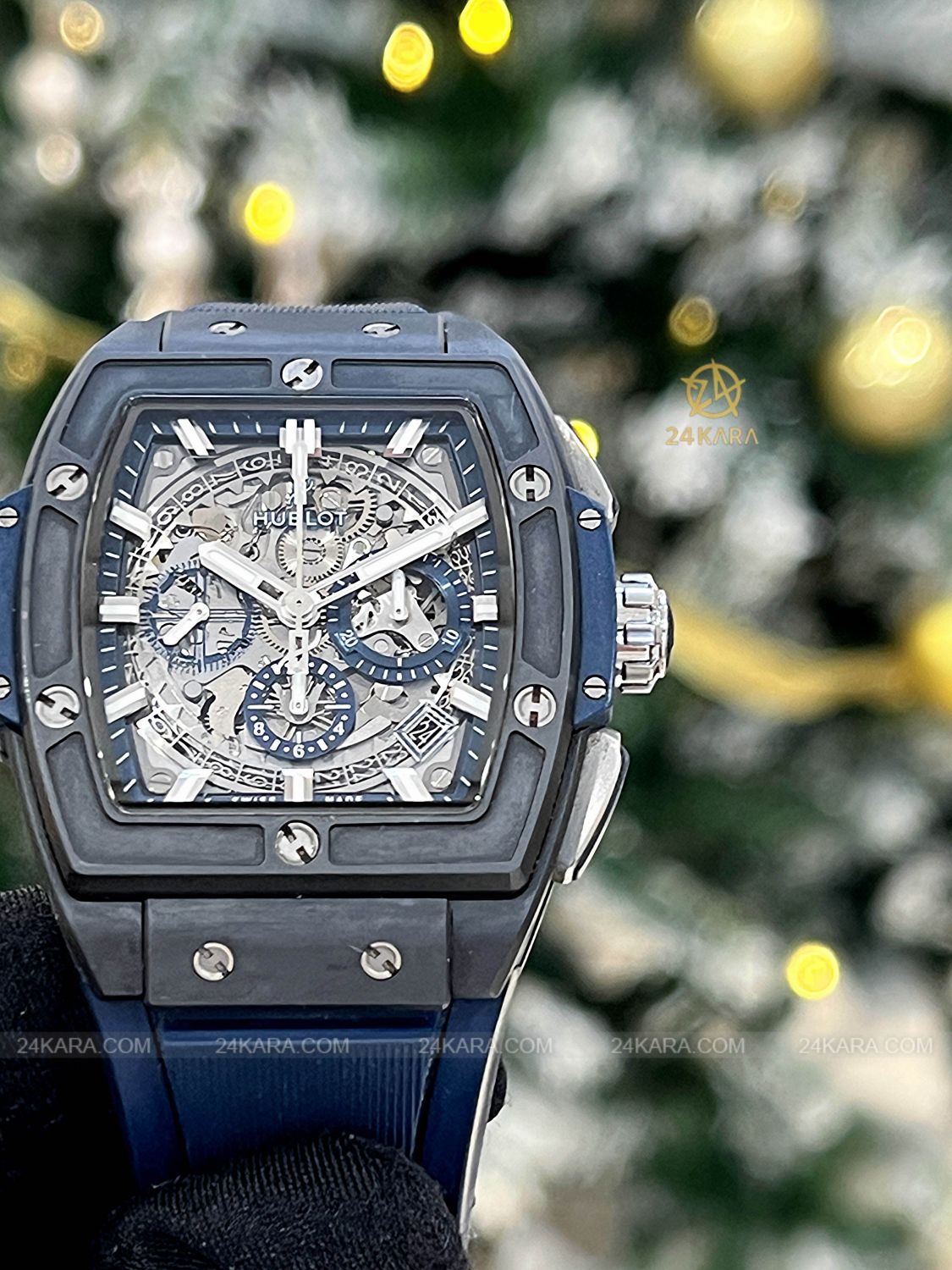 Đồng hồ Hublot Spirit of Big Bang Ceramic Blue 641.CI.7170.LR - Lướt