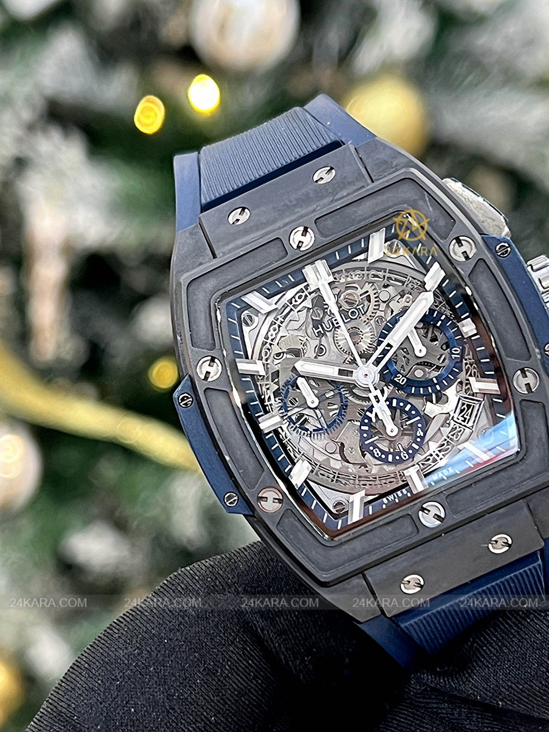 Đồng hồ Hublot Spirit of Big Bang Ceramic Blue 641.CI.7170.LR - Lướt