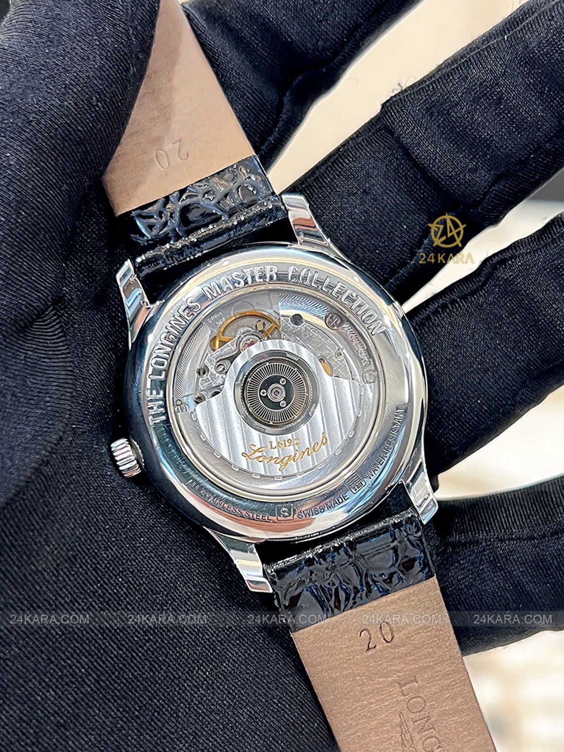 Đồng Hồ Longines Master Collection L2.628.4.57.6 L26284576 Dây Da Nạm Kim Cương - Lướt