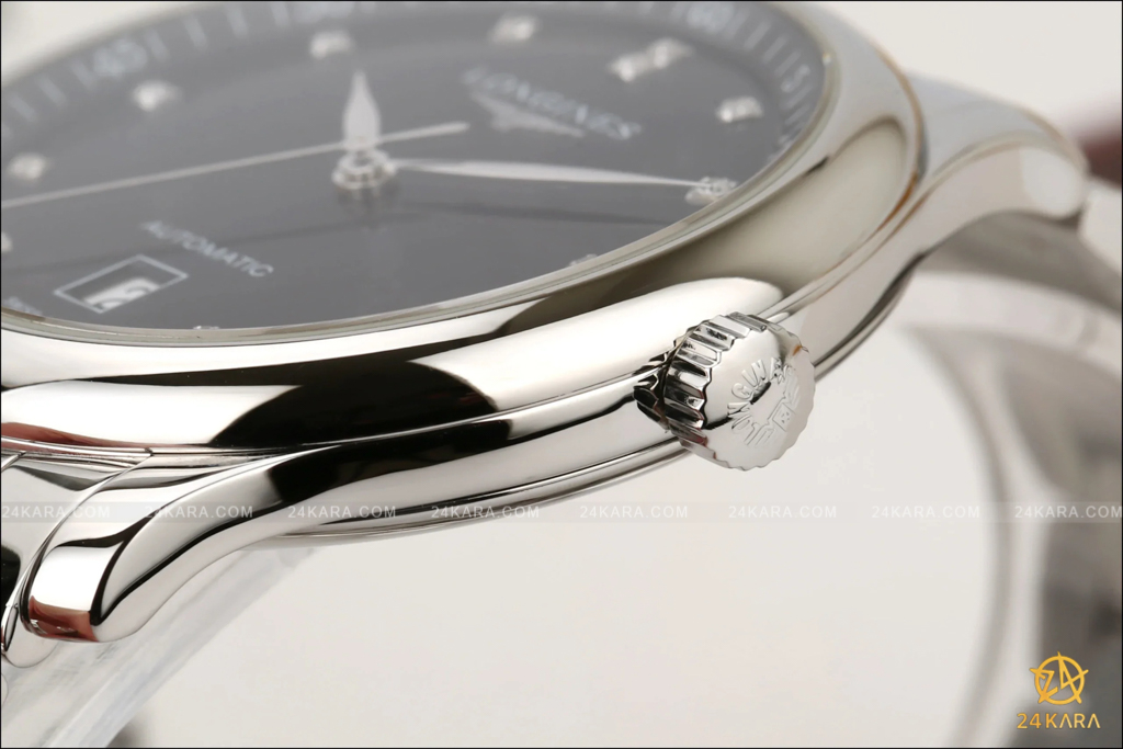 Đồng Hồ Longines Master Collection L2.628.4.57.6 L26284576 Dây Da Nạm Kim Cương - Lướt