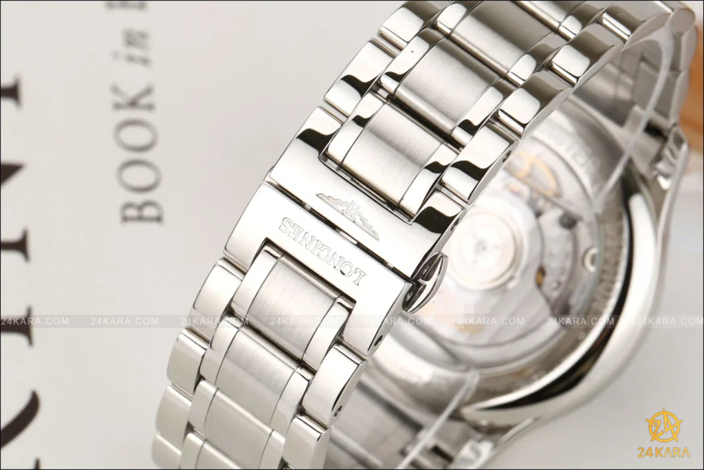 Đồng Hồ Longines Master Collection L2.628.4.57.6 L26284576 Dây Da Nạm Kim Cương - Lướt