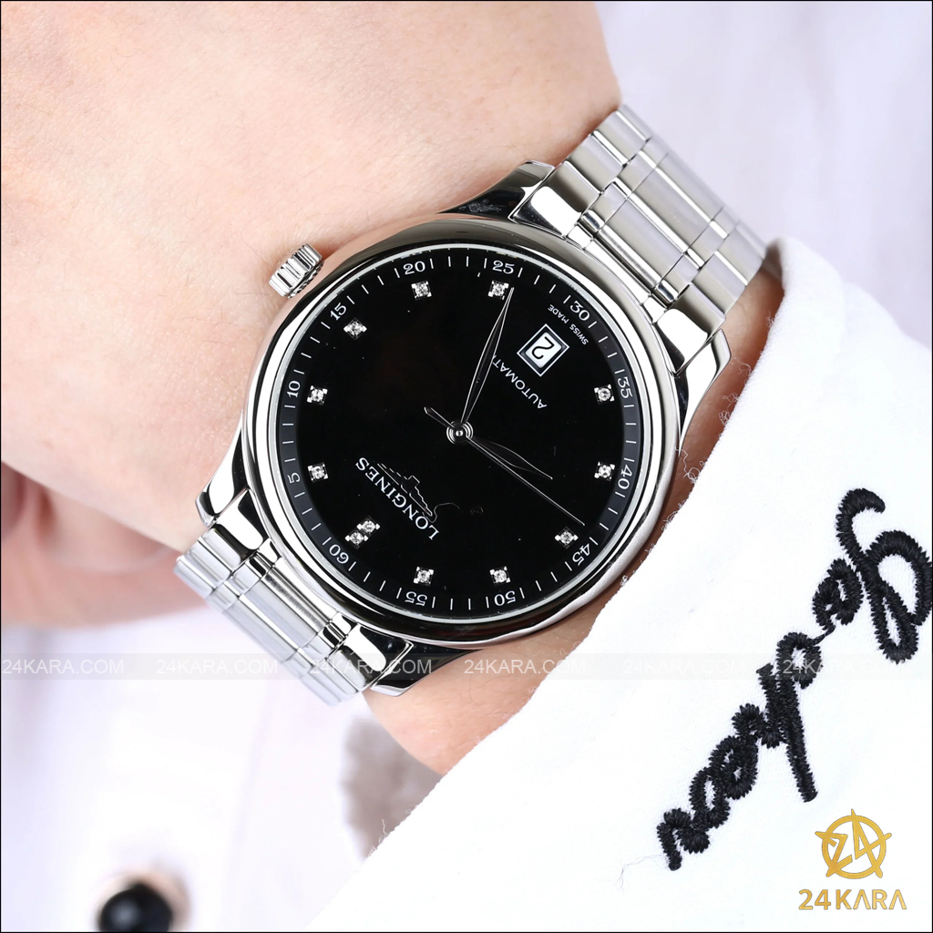 Đồng Hồ Longines Master Collection L2.628.4.57.6 L26284576 Dây Da Nạm Kim Cương - Lướt