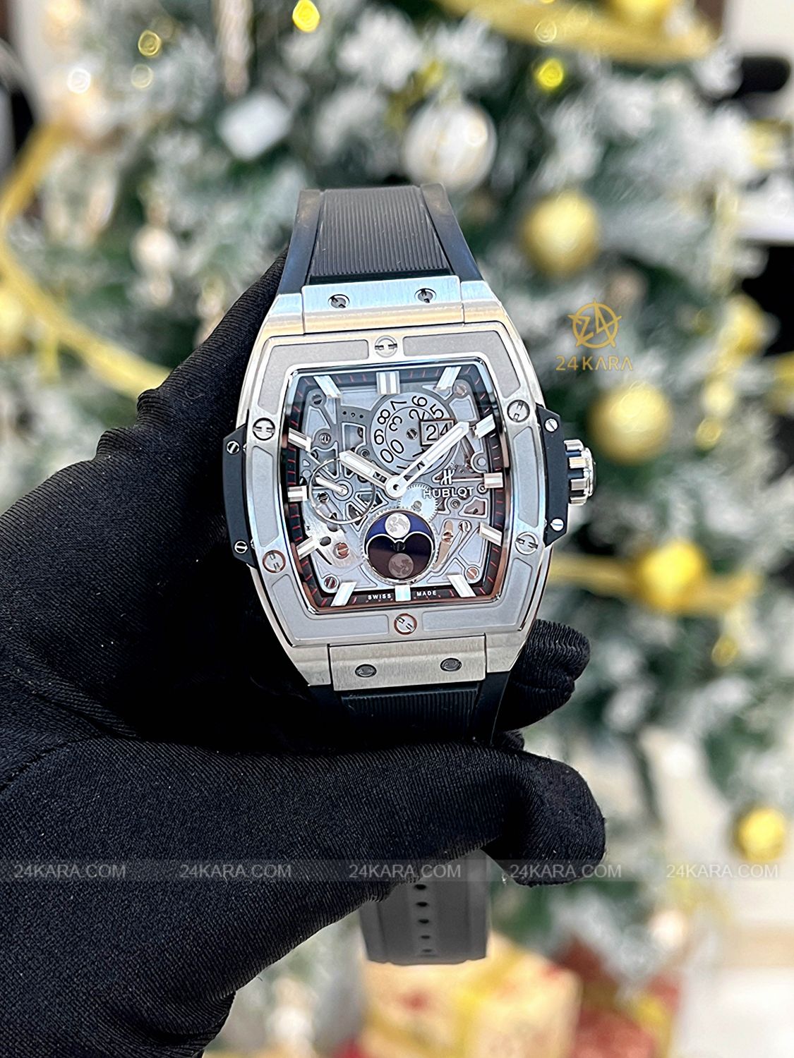 Đồng hồ Hublot Spirit of Big Bang Moonphase Titanium 647.NX.1137.RX - Lướt