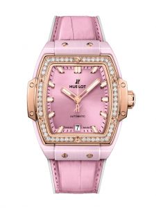 Đồng hồ Hublot Spirit of Big Bang Pink Ceramic King Gold Diamonds 665.RO.891P.LR.1204