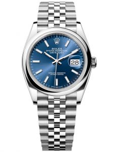 Đồng hồ Rolex Datejust M126200-0005 126200-0005 Oystersteel, mặt số xanh sáng