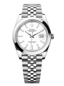 Đồng hồ Rolex Datejust M126300-0006 126300-0006 Oystersteel, mặt số trắng