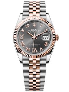 Đồng hồ Rolex Datejust M126231-0023 126231-0023 Oystersteel và vàng Everose, mặt số ghi xám kim cương