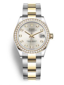 Đồng hồ Rolex Datejust 31 M278383RBR-0019 278383RBR-0019 Oystersteel vàng vàng và kim cương