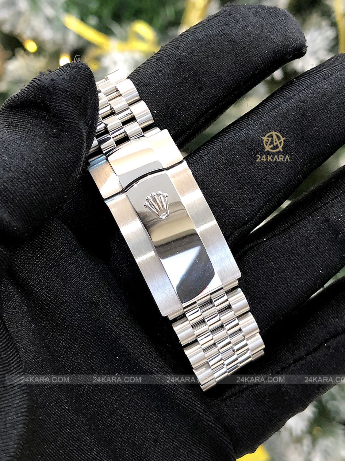 Đồng hồ Rolex Datejust 41 M126334-0016 126334-0016 Vàng Trắng 18ct Mặt xanh sáng Cọc số Kim cương