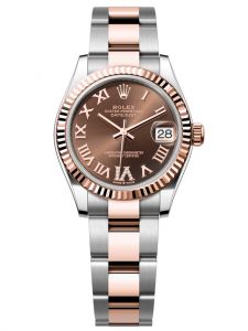 Đồng hồ Rolex Datejust M278271-0003 278271-0003 Oystersteel và vàng Everose, mặt số chocolate kim cương