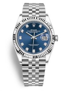 Đồng hồ Rolex Datejust 36 M126234-0037 126234-0037 Thép Oystersteel và Vàng Trắng 18ct Mặt Xanh