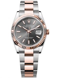 Đồng hồ Rolex Datejust M126231-0014 126231-0014 Oystersteel và vàng Everose mặt số slate