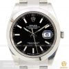 dong-ho-rolex-datejust-m126300-0011-oystersteel-mat-so-den-sang - ảnh nhỏ 2