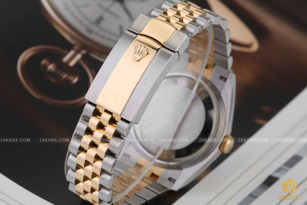 Đồng hồ Rolex Datejust 36 M126233-0015 126233-0015 Demi Vàng Kim Mặt Champagne Cọc Dạ Quang - Unworn