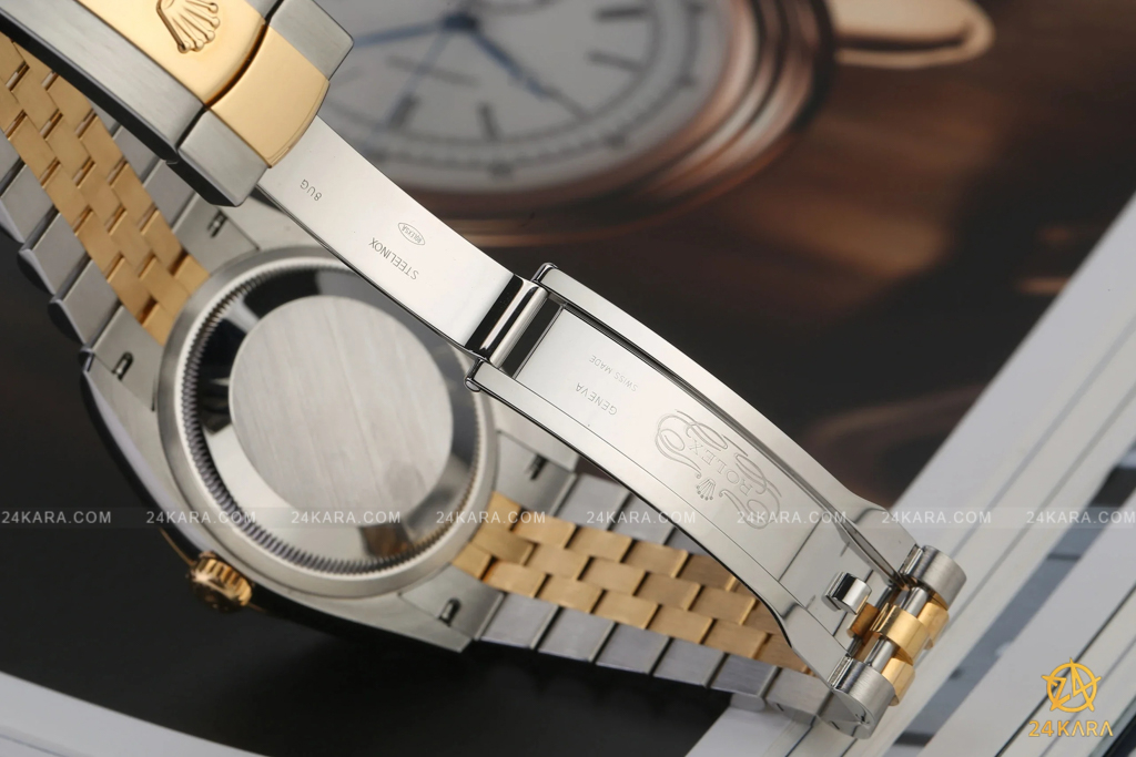 Đồng hồ Rolex Datejust 36 M126233-0015 126233-0015 Demi Vàng Kim Mặt Champagne Cọc Dạ Quang - Unworn