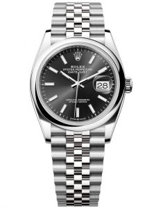 Đồng hồ Rolex Datejust M126200-0003 126200-0003 Oystersteel, mặt số đen sáng