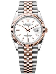 Đồng hồ Rolex Datejust M126231-0017 126231-0017 Oystersteel và vàng Everose, mặt số trắng